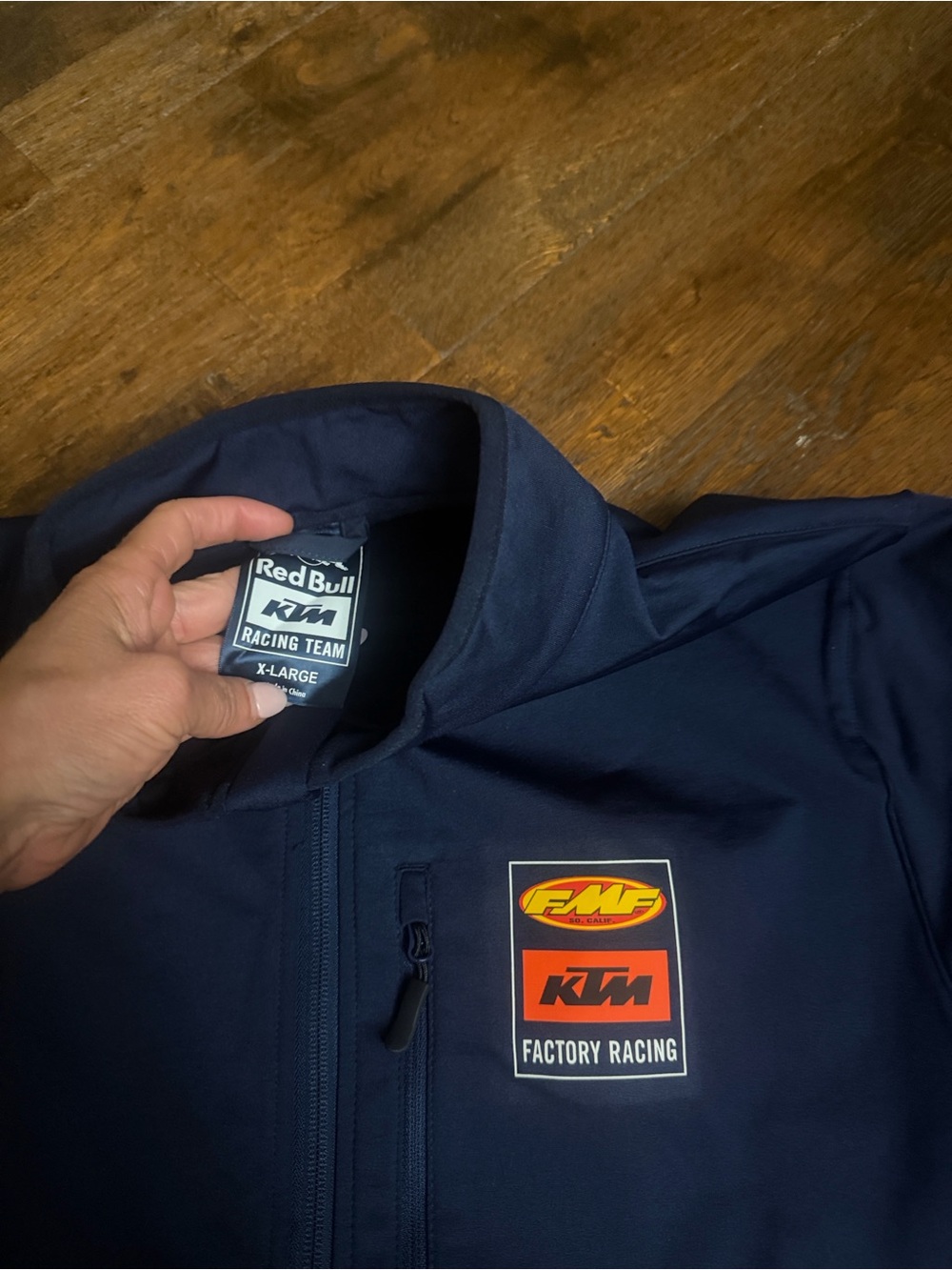 KTM FACTORY RACING FMF Full Zip-Up Softshell Jacket - NEW XL - Picture 3 of 9